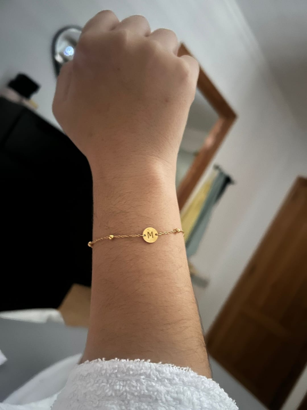 Customer photo review of Pulsera Círculo Inicial