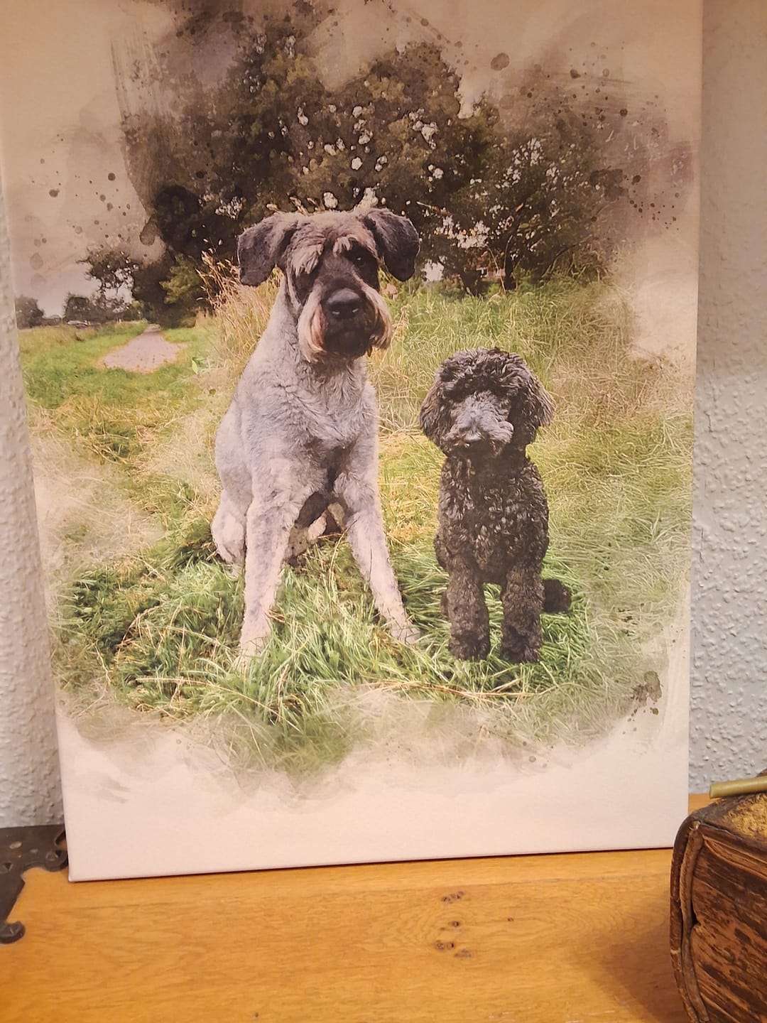 Customer photo review of Hundeportrait nach Foto