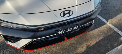 Customer photo review of [WA] Standard - Number Plate Bracket 372mm (w) x 134mm (h)