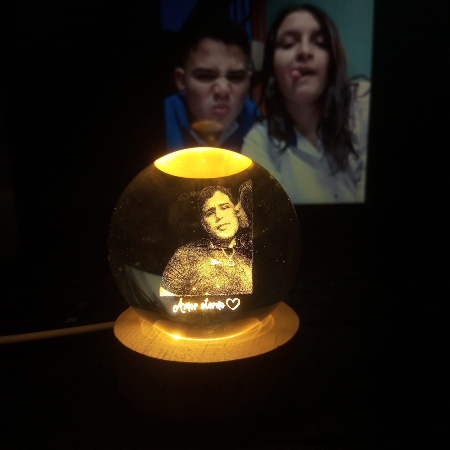 Customer photo review of Esfera de Cristal