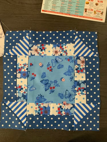 Customer photo review of Mrs Quilty Subscription Box