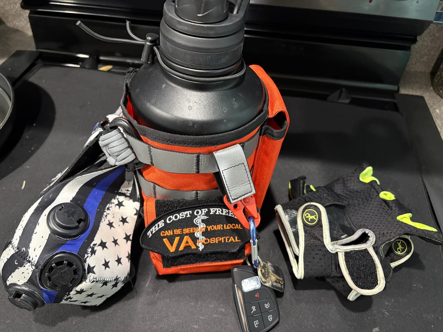 Customer photo review of 64oz Iron Workforce Bottles