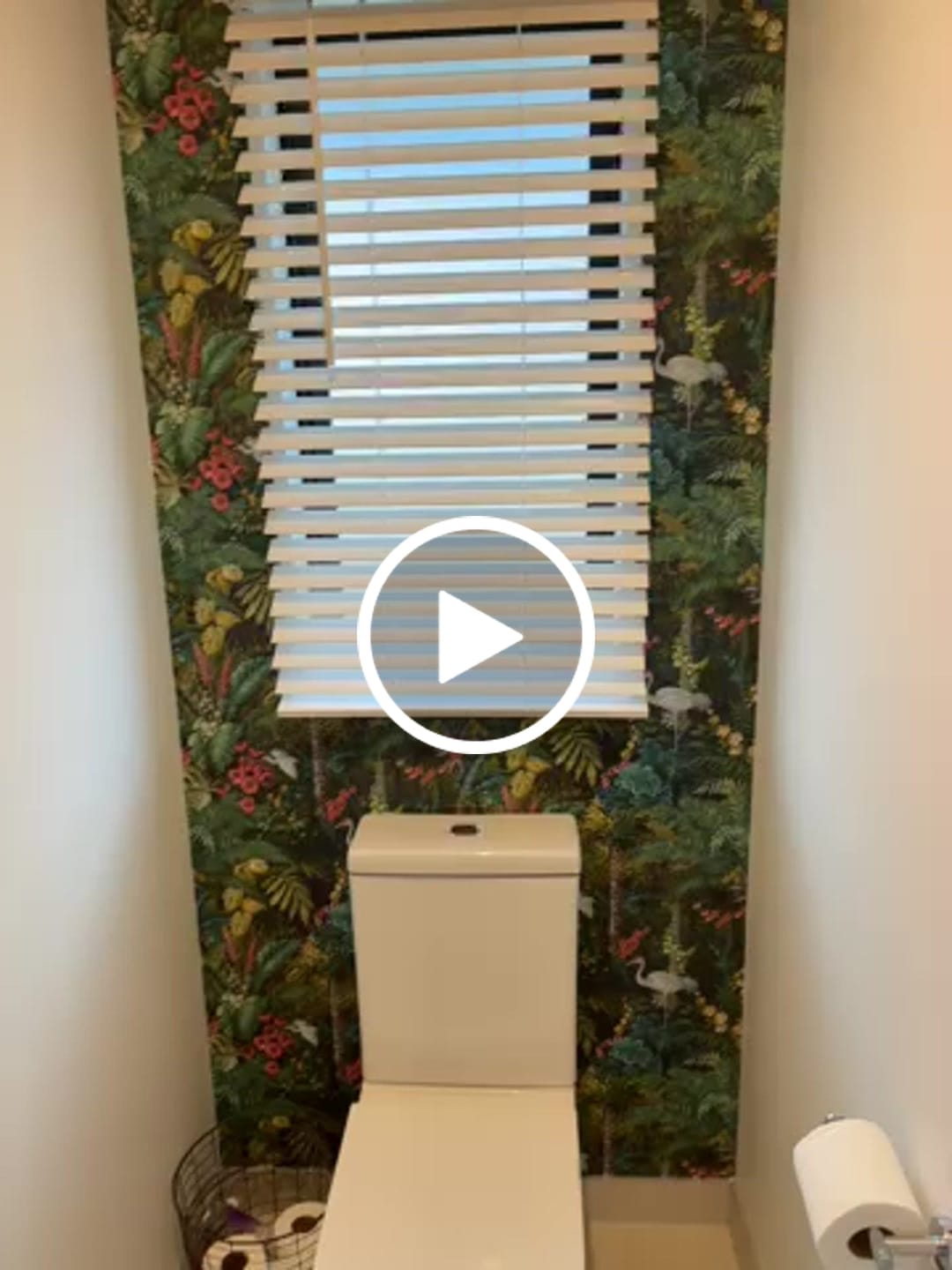 Customer video review of Masoala - Tropical Wallpaper With Cranes - Black