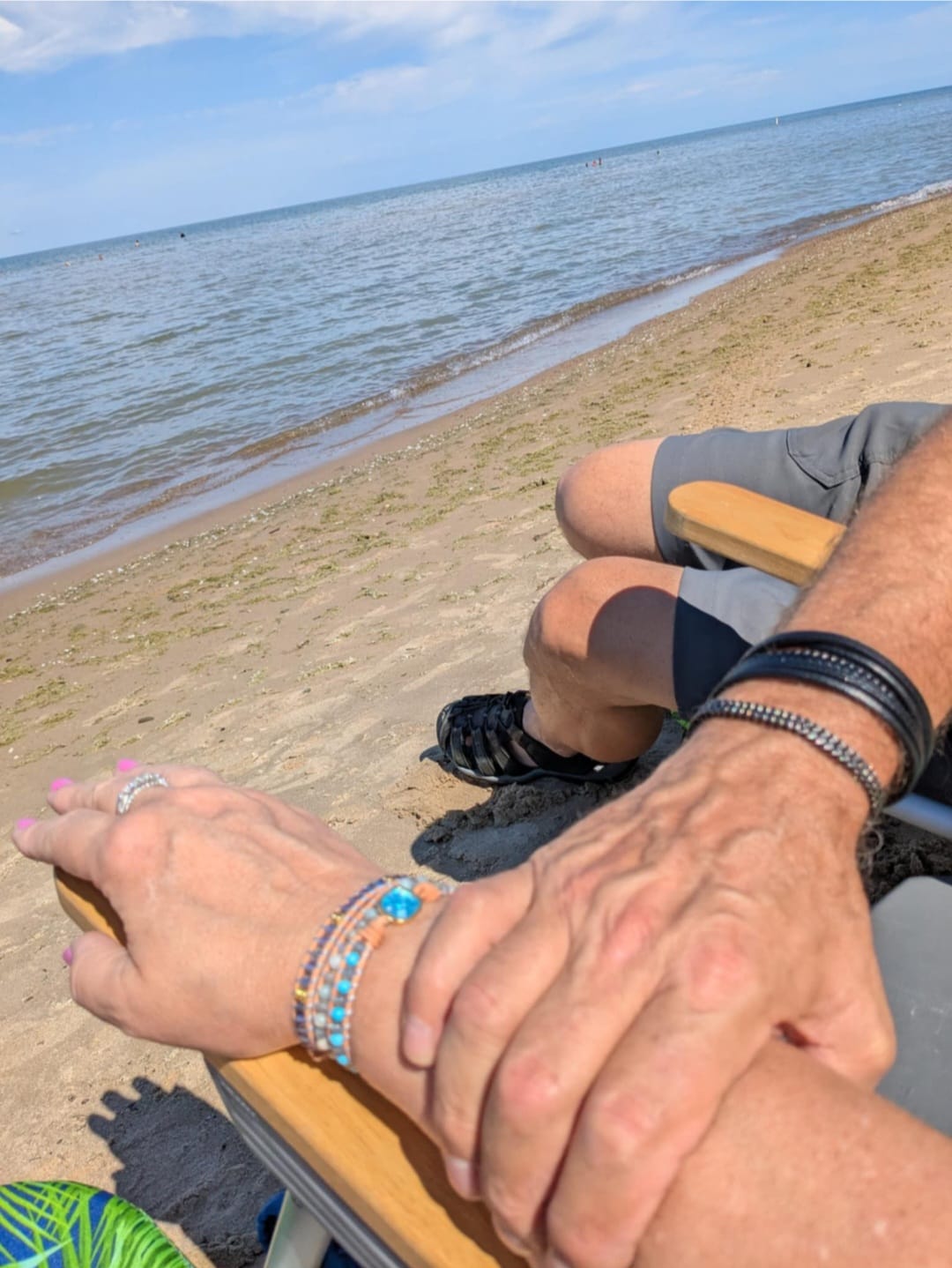 Customer photo review of Square Opal Healing Wrap Bracelet