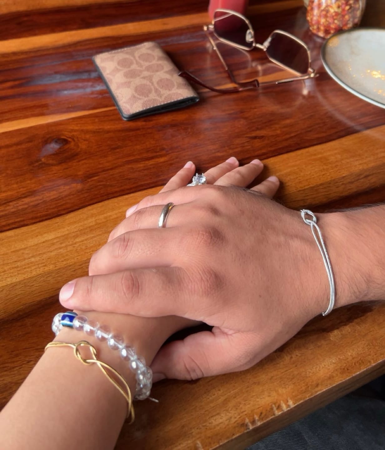 Customer photo review of Forever Knot Couple Bracelets