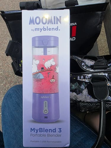 Customer photo review of MyBlend 3 Cordless Mixer - Moomin Evening Swim