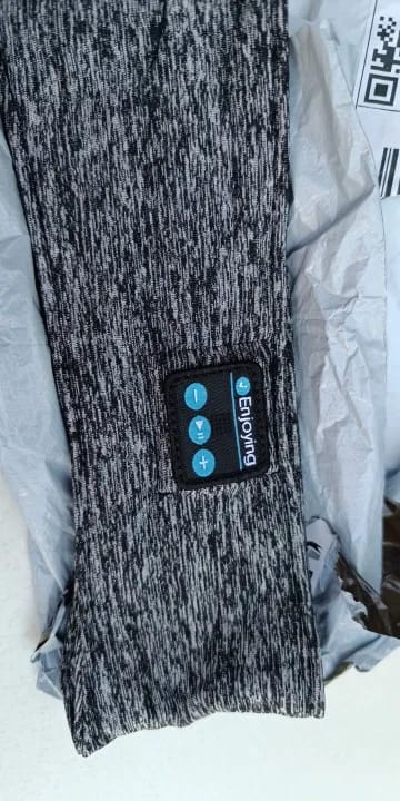 Customer photo review of Sleep Headphones Bluetooth Sports Headband Headphones with HD Stereo