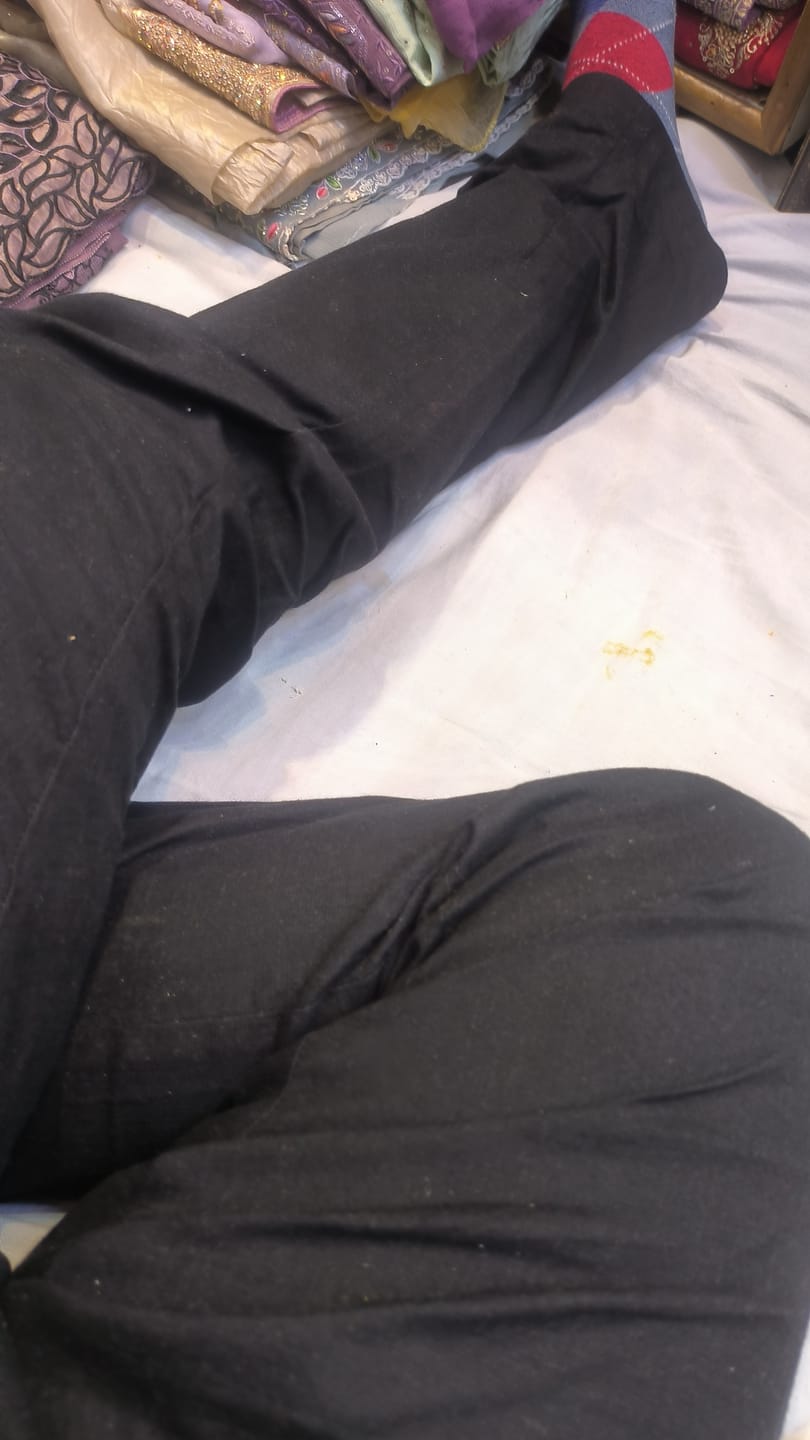 Customer photo review of Kansas - Black Trouser For Men | Ariser