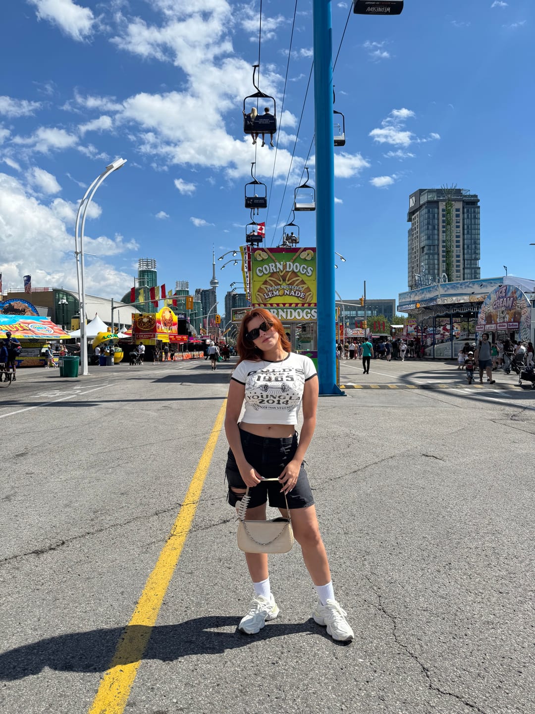 Customer photo review of W471 Gold's Gym Ringer Baby Tee
