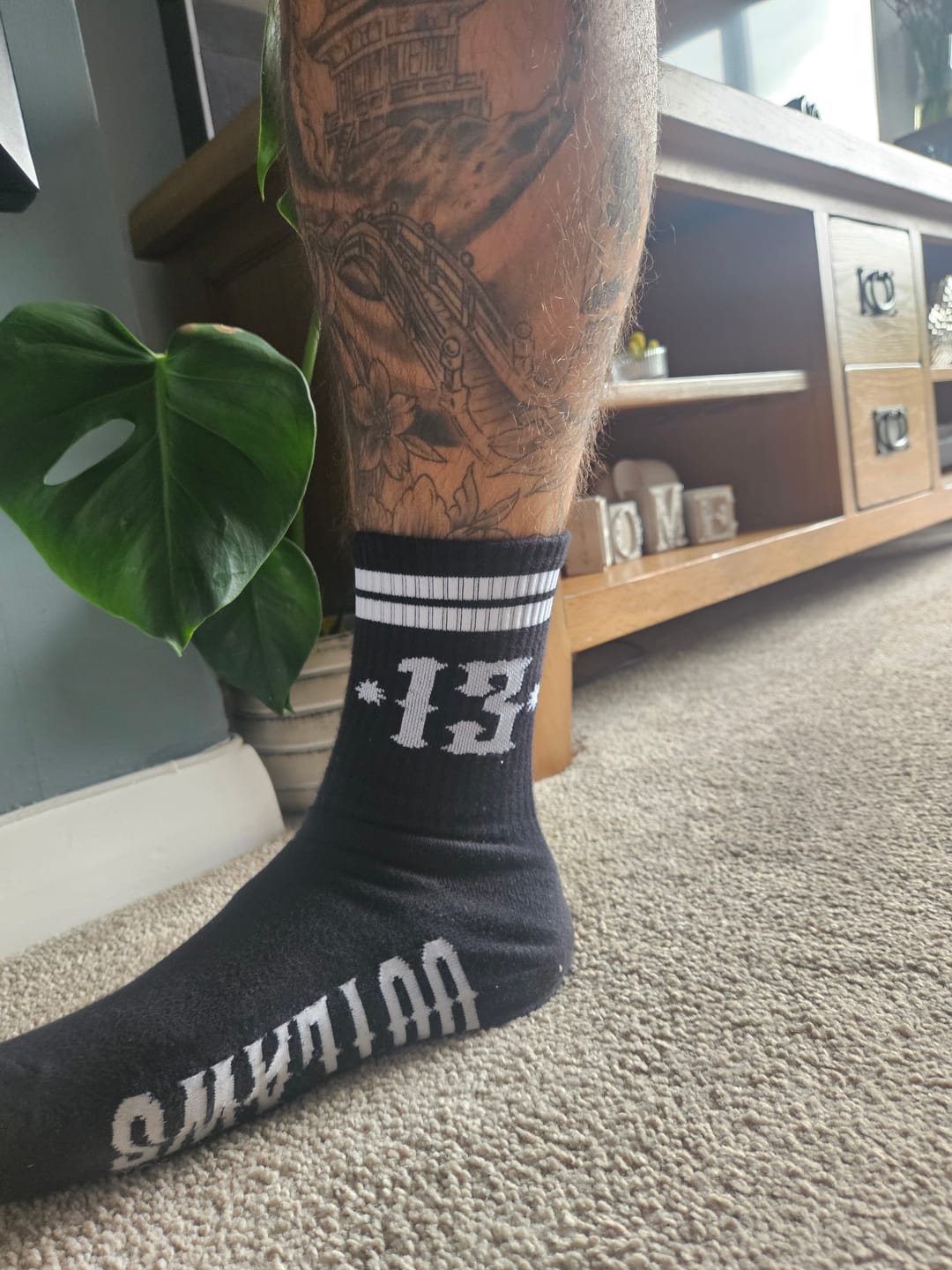 Customer photo review of 13 Socks - Twisted Generation - Black