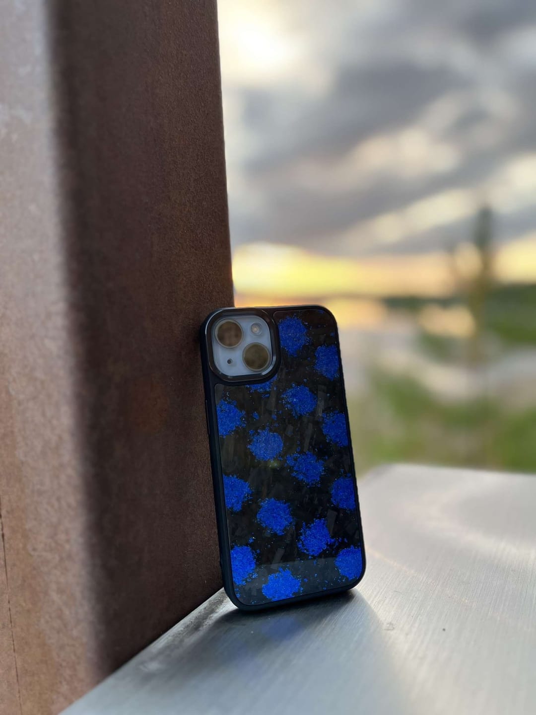 Customer photo review of Forged Carbon Blue
