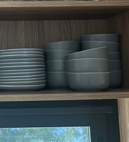 Customer photo review of Bowl Sakura De Porcelana Grey 14.5 cm