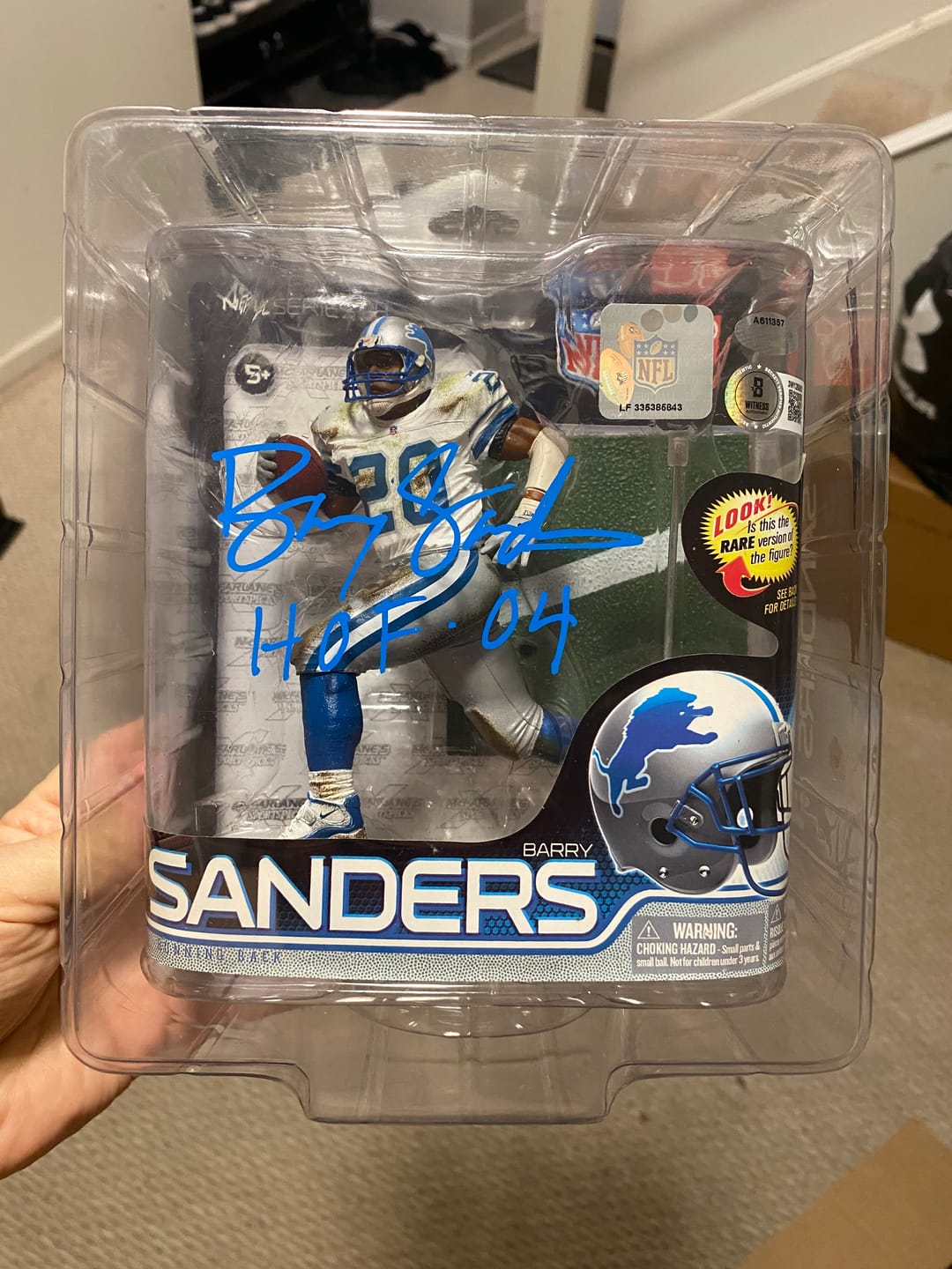 Customer photo review of Barry Sanders Autograph Signing