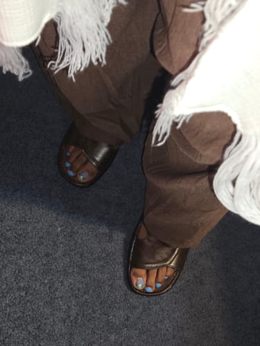 Customer photo review of Mens Solid Color Loose Wide-Leg Pant SKUL10808