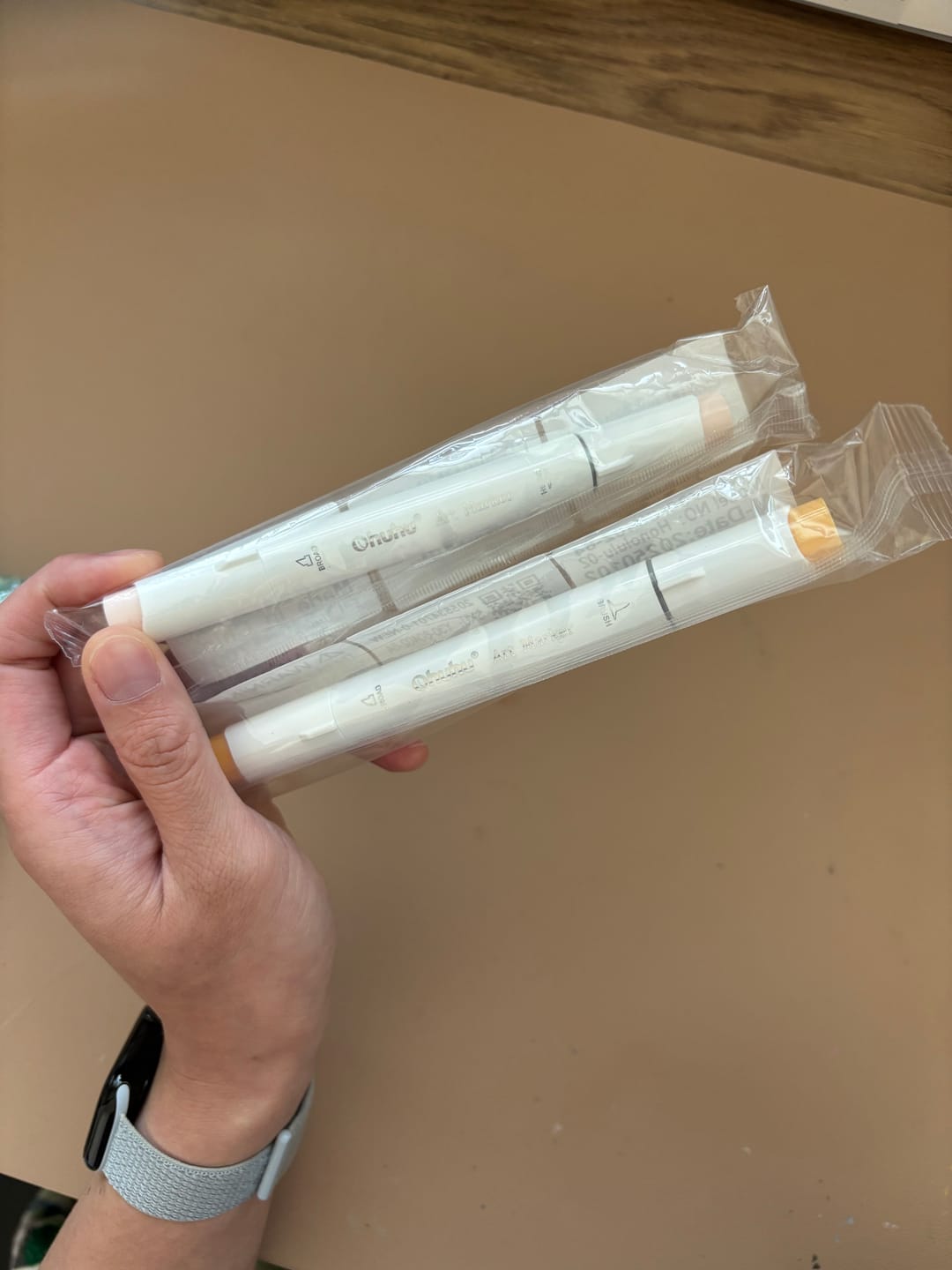 Customer photo review of Ohuhu Honolulu Y4 / YR17 Individual Marker, Brush & Chisel