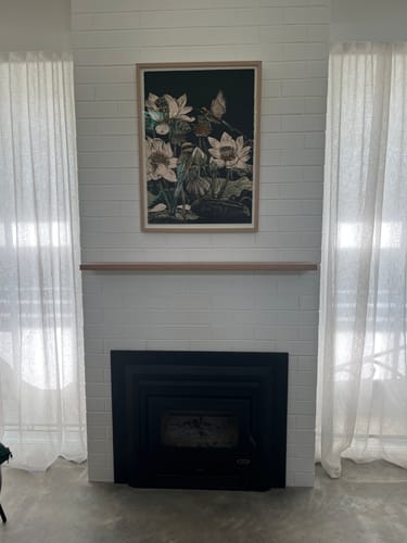 Customer photo review of Floating Shelf