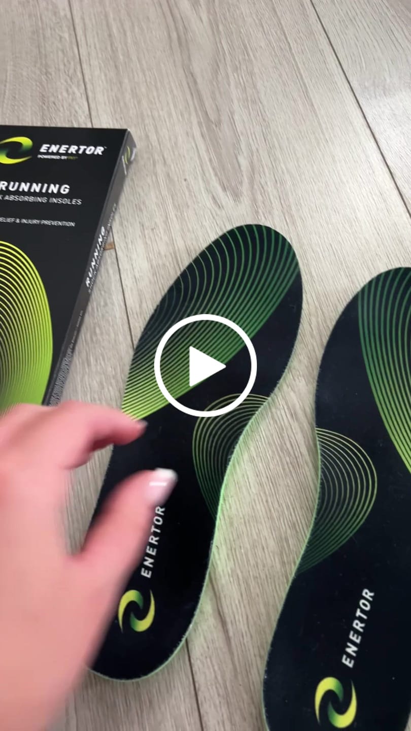 Customer video review of Running insoles