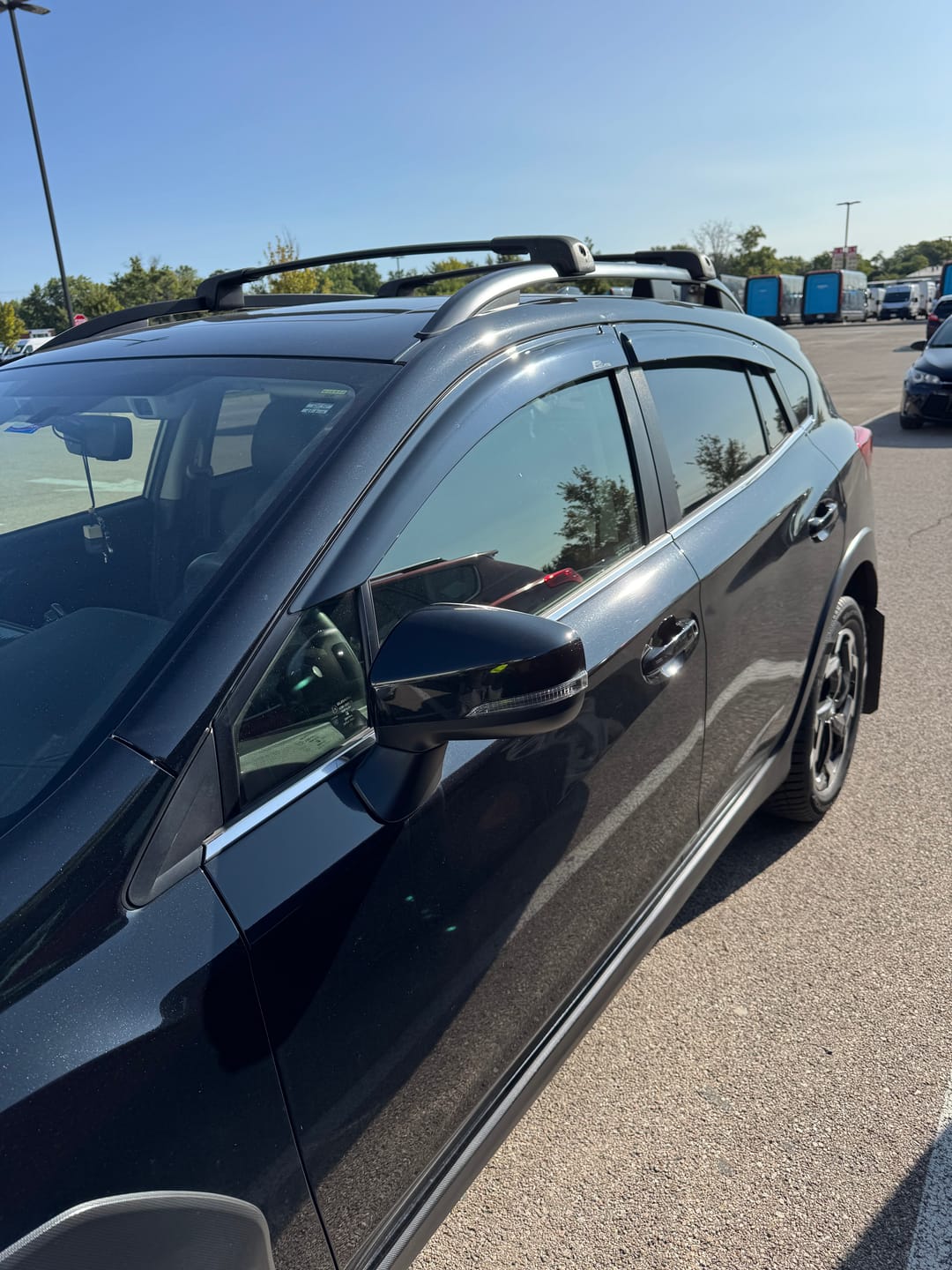 Customer photo review of 2017-23 Subaru Impreza Hatchback | 2018-23 Crosstrek Window Visors Deflectors