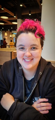 Customer photo review of Lovie Eyeglasses