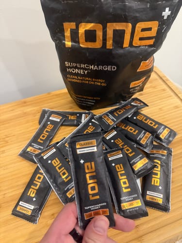 Customer photo review of 100mg Caffeine - Classic - SuperCharged Honey (20-Pack)