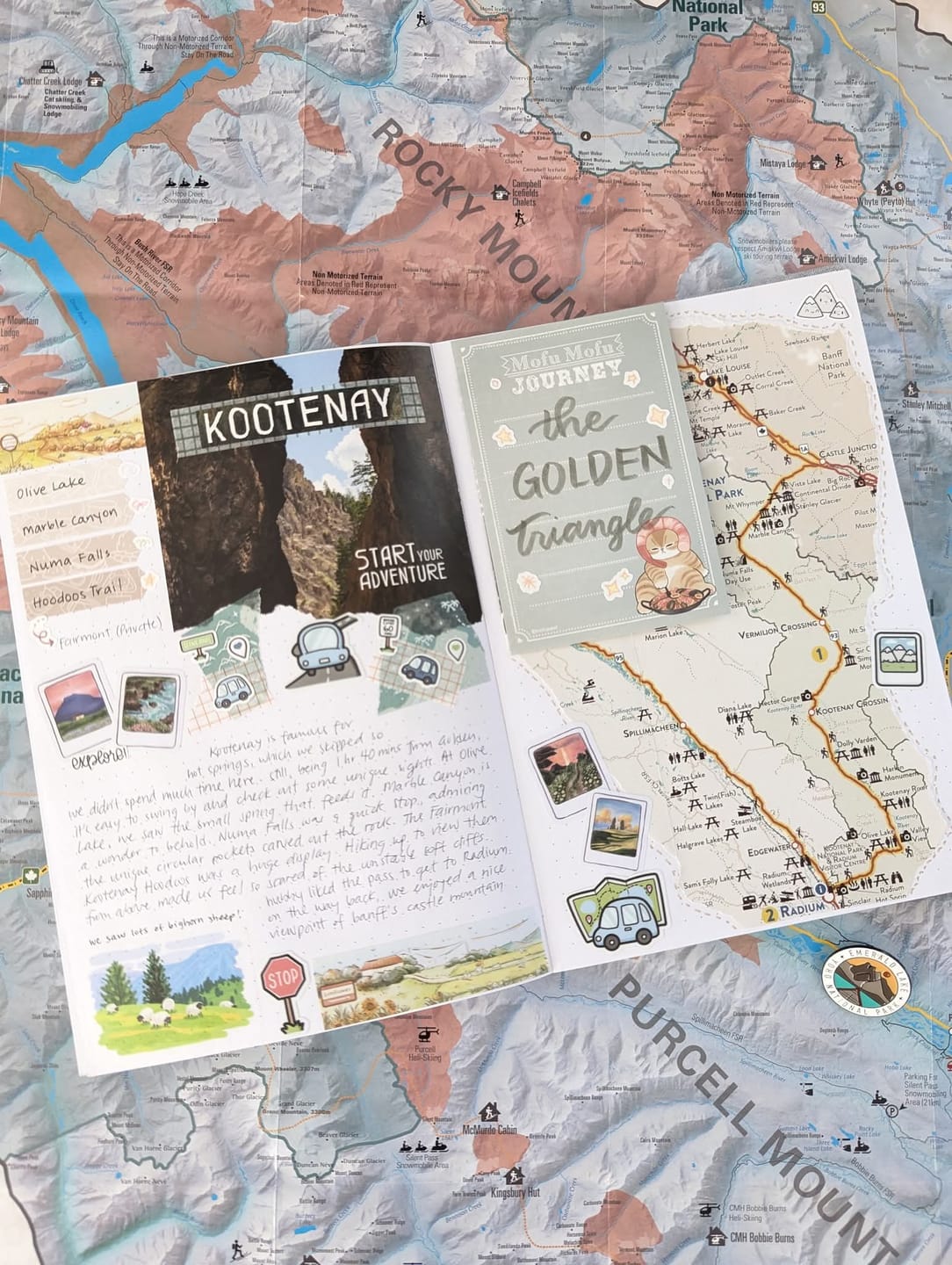 Customer photo review of Roadtrip Sticker Set