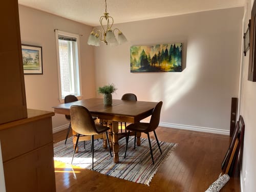 Customer photo review of WATERCOLOR SUNSET CANVAS