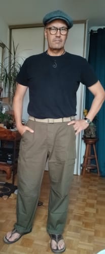 Customer photo review of US Army 5th Model Tropical Jungle Fatigue Pants