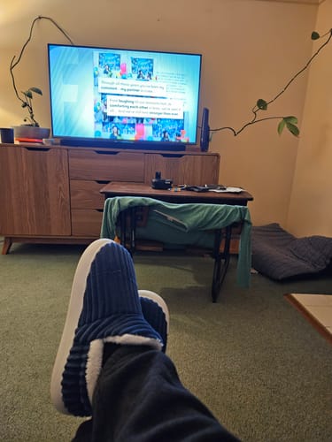 Customer photo review of Cozie Co Slippers