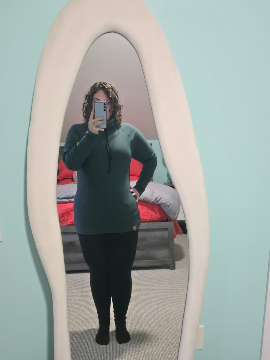 Customer photo review of *Pre-Sale* Cowl Sweatshirt (Fleece)
