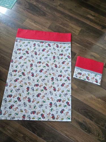 Customer photo review of Santa Paws Pillowcase Kit with Free Pattern