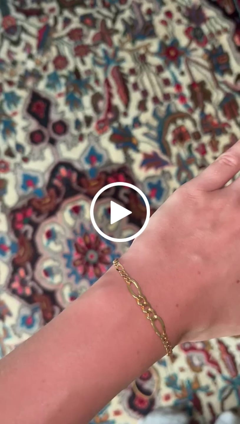Customer video review of Zanjir-e Figaro Conic – Do Noghteh (Konisches Figaro-Armband, Doppel-Akzent)