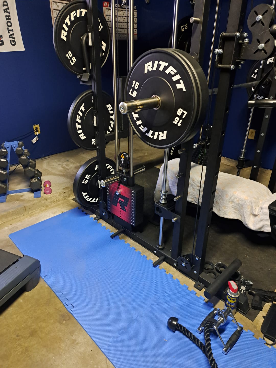 Customer photo review of RitFit WSM1 Weight Stack Set 264lbs for M1 PRO
