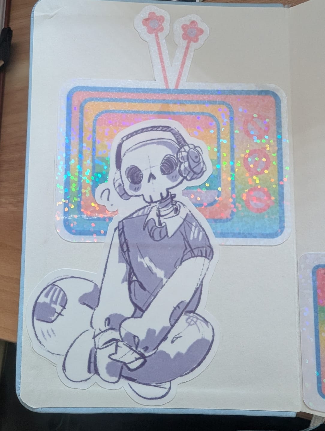Customer photo review of Live Stream Doodles Stickers #1