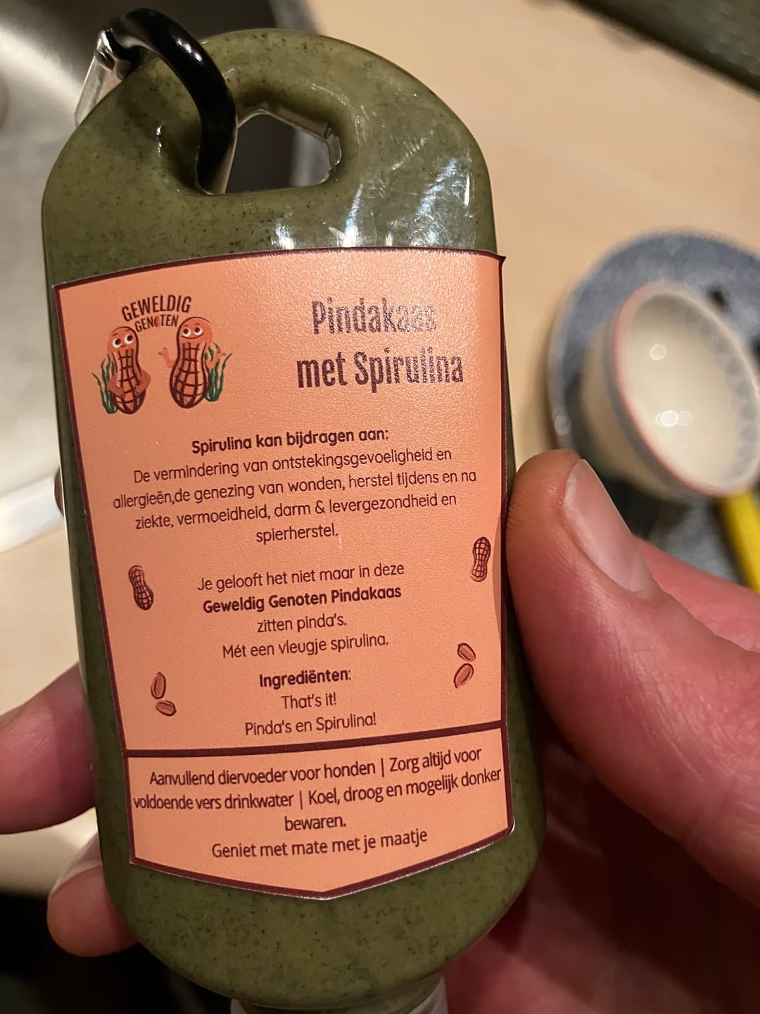 Customer photo review of Geweldig Genoten | Pindakaas voor honden