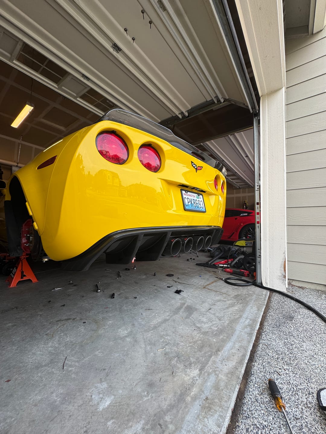Customer photo review of 2005-13 Corvette C6 Rear Bumper Diffuser