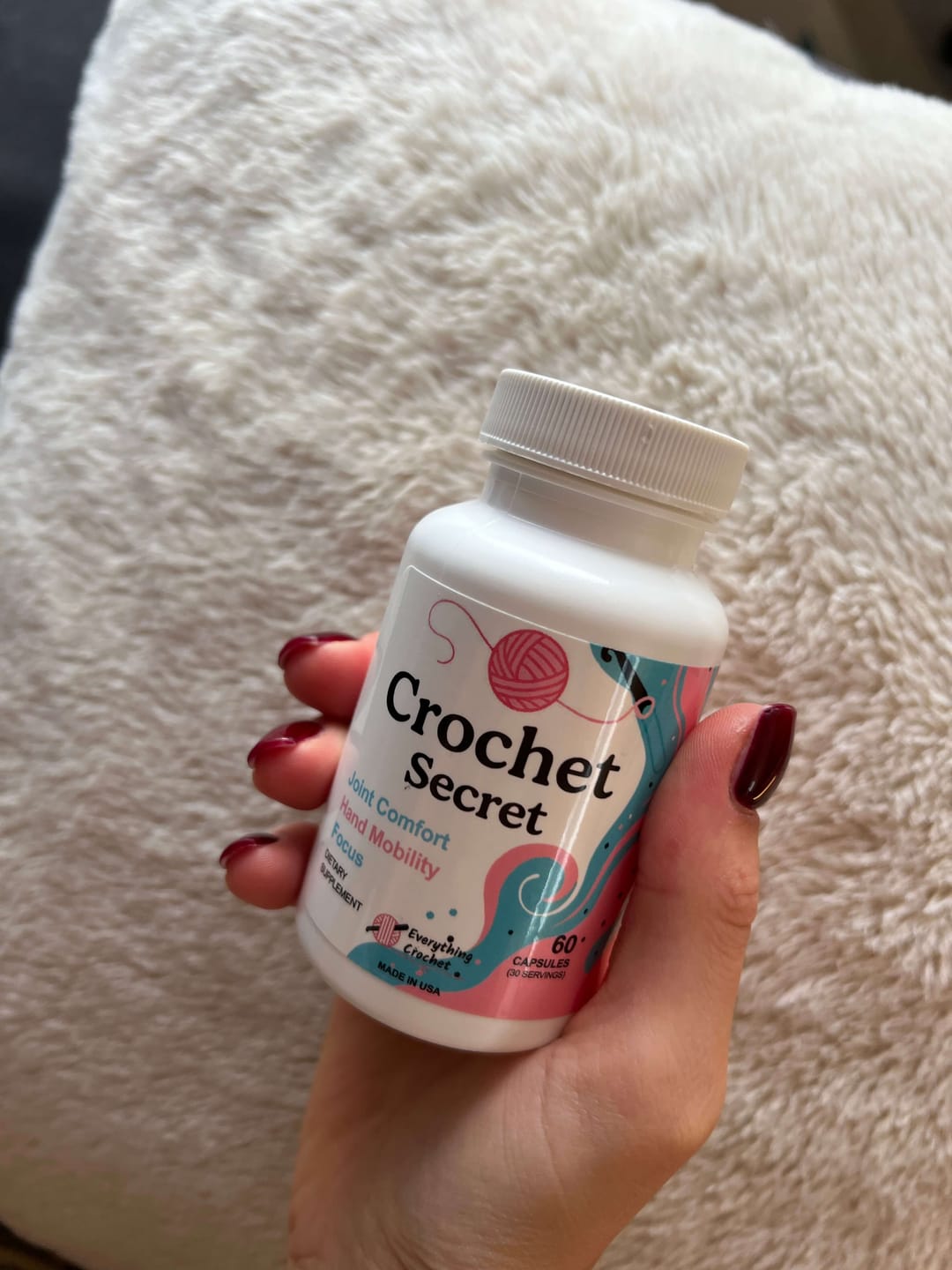 Customer photo review of Supplement for Crocheting - Crochet Secret