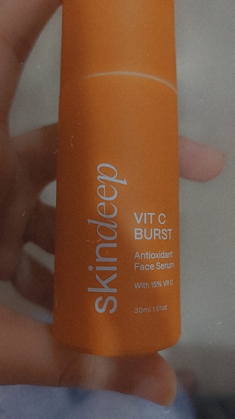 Customer photo review of Vit C BURST - Antioxidant Face Serum