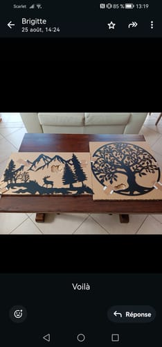 Customer photo review of Décoration Murale en Métal - Arbre de vie (T14)