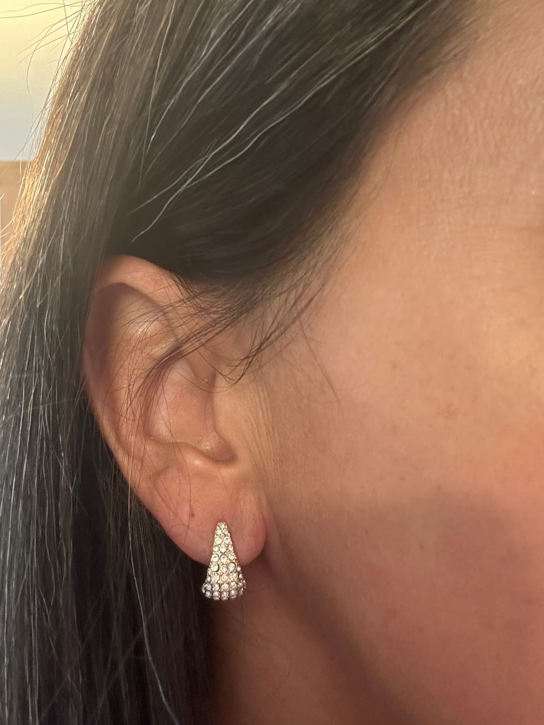Customer photo review of Hira Earrings