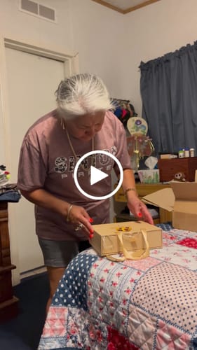 Customer video review of Tranquil® - Personalized Crochet Doll with Photo Card