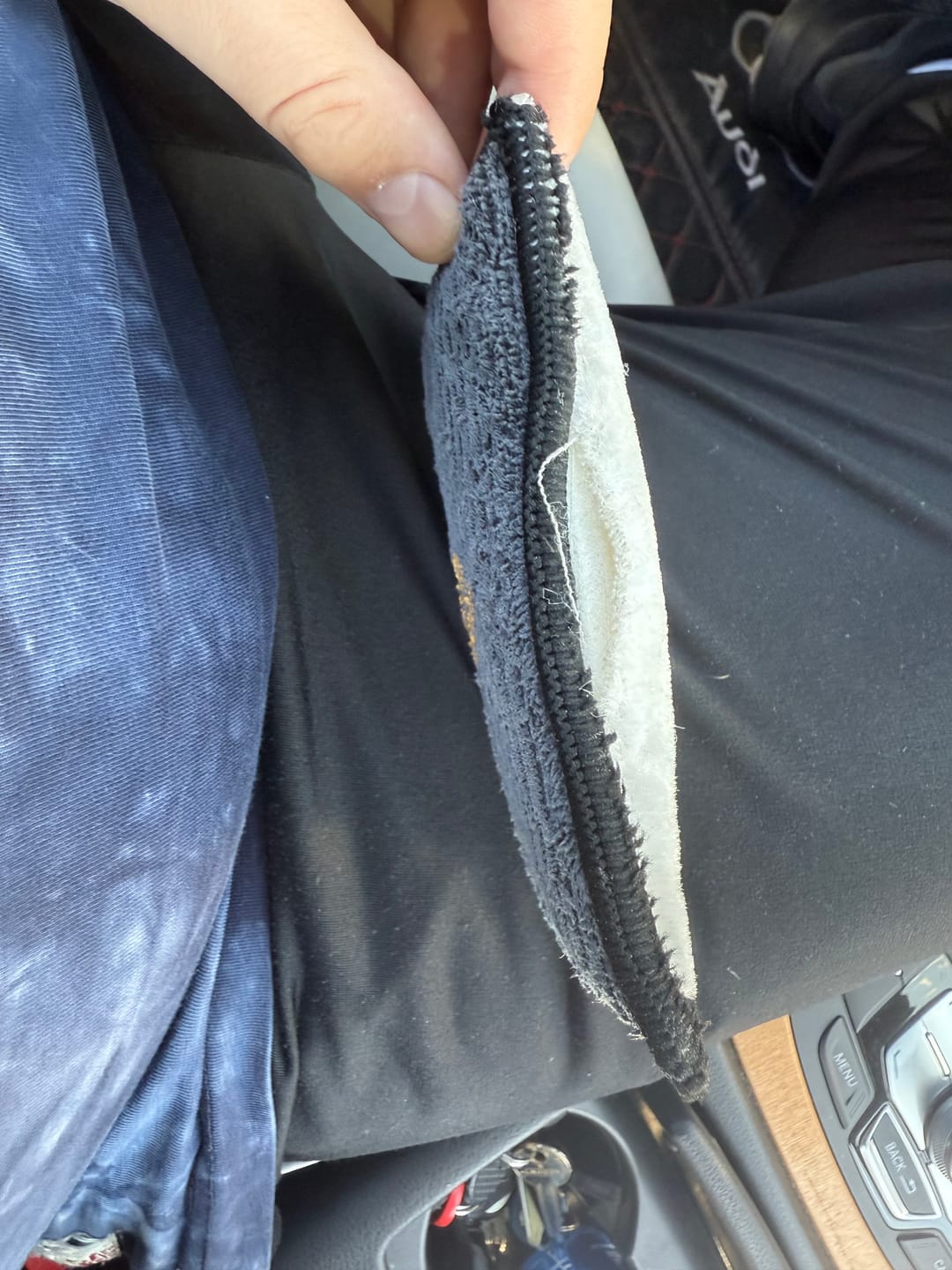 Customer photo review of Innenraumreiniger Schaum + Reinigungspad + Reinigungstuch