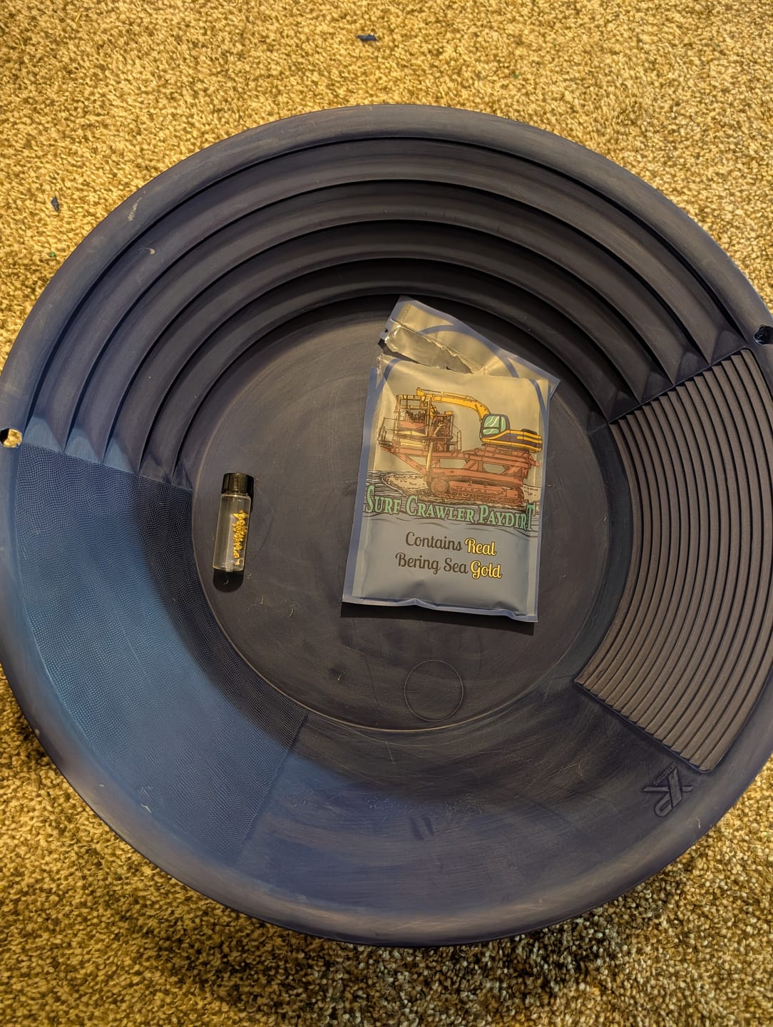 Customer photo review of Bering Sea Paydirt - Dream Mat | Gold Prospecting