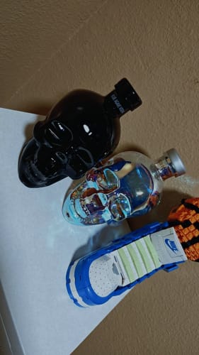 Customer photo review of Crystal Head Black Onyx Vodka Gift Set W/ 2 Skull Cocktail Glasses
