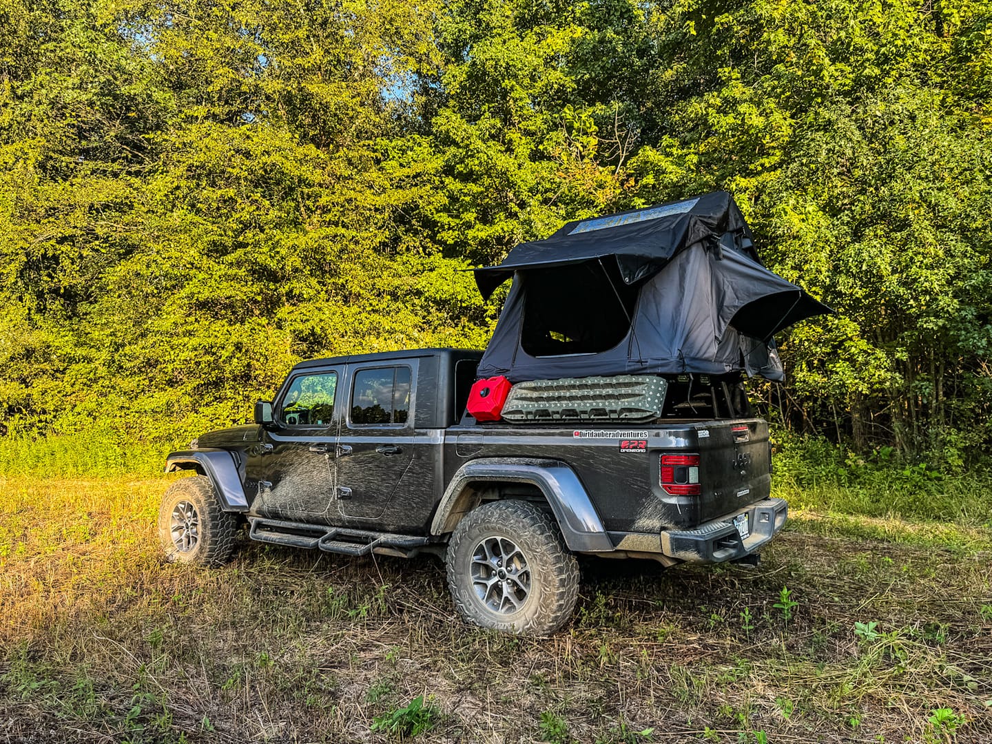 Customer photo review of OPENROAD Soft Roof Top Tent