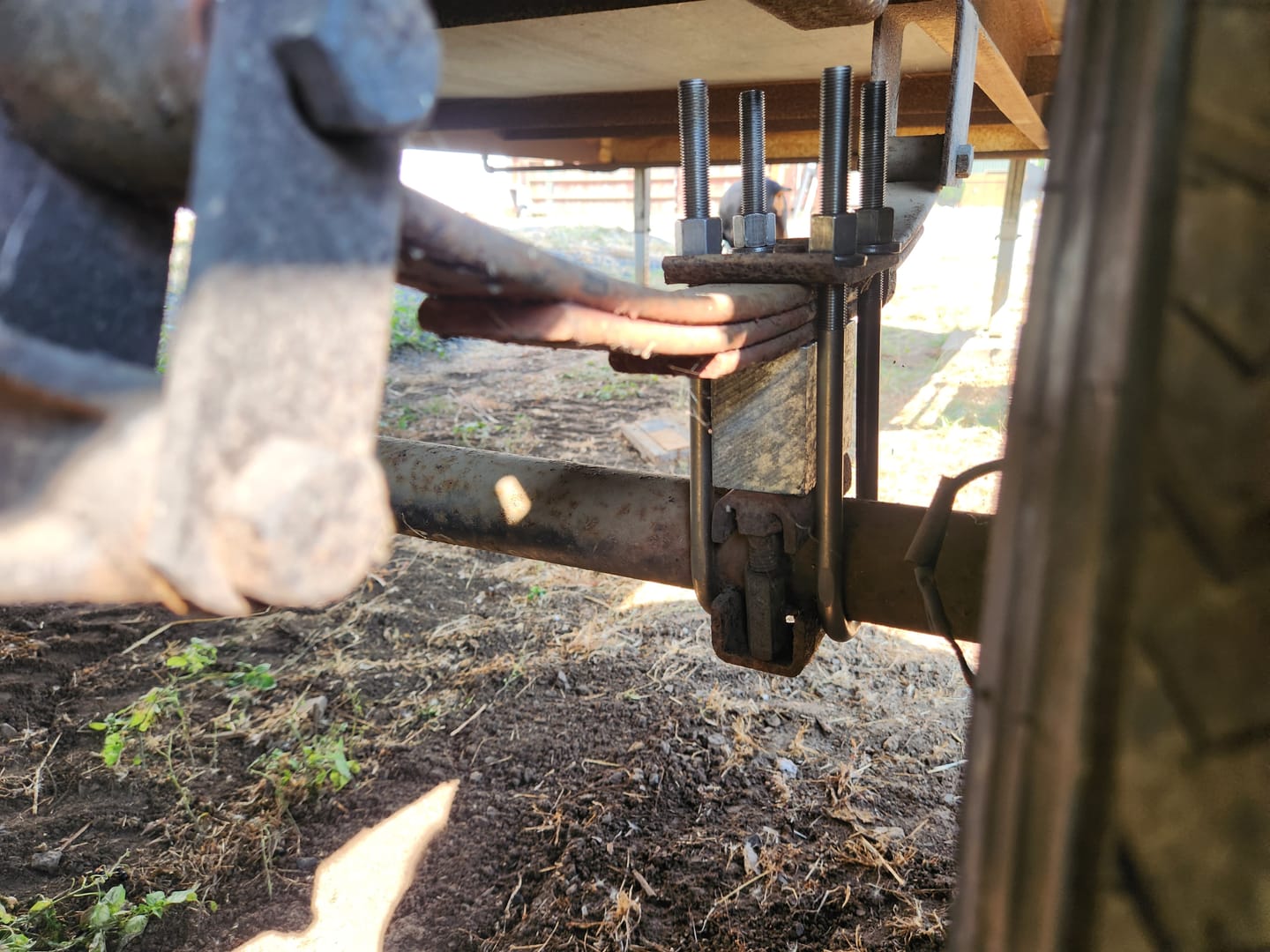 Customer photo review of 1/2 Inch Diameter U-Bolts - Round Bend