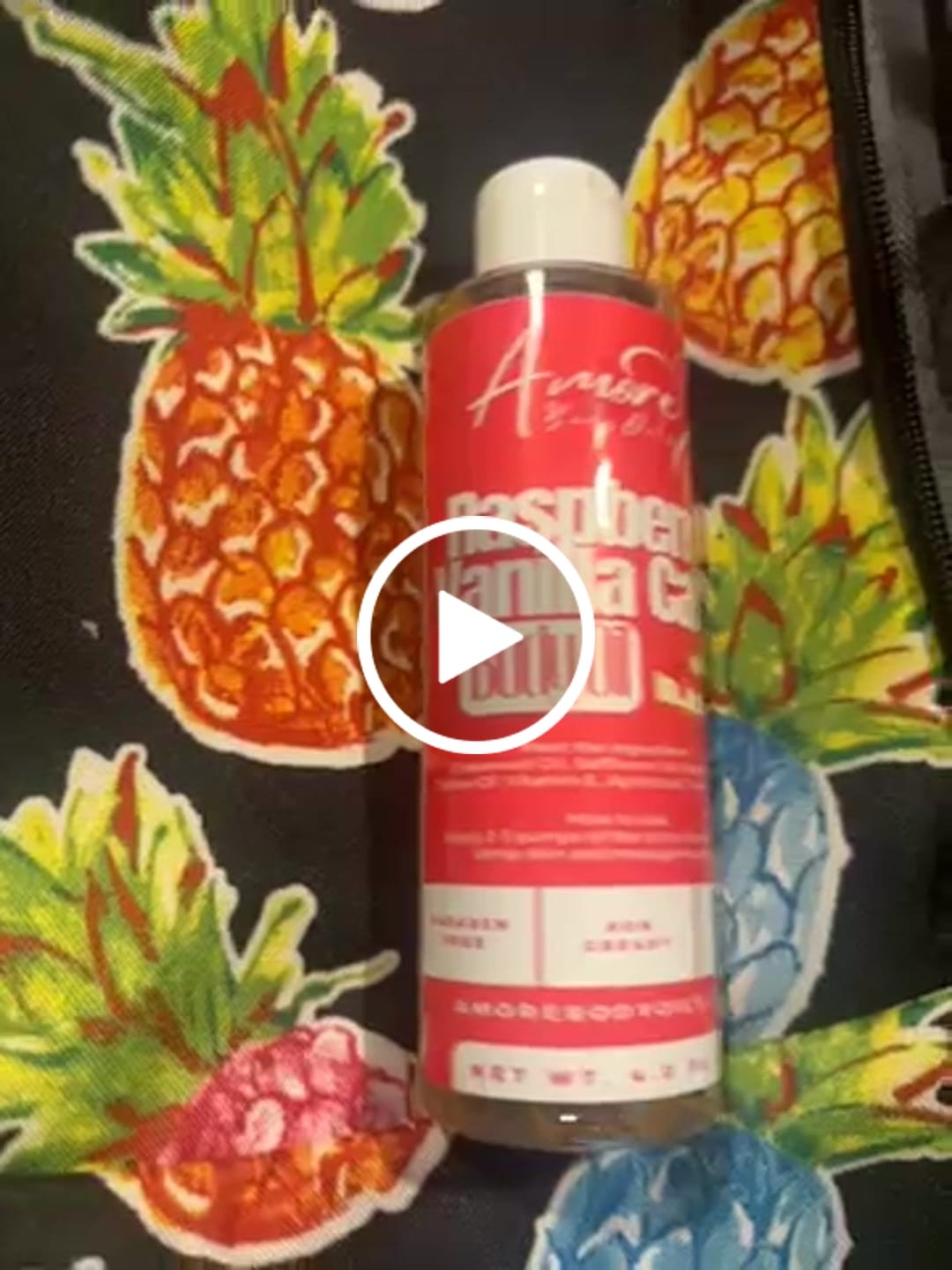 Customer video review of Raspberry Vanilla Cake - Body Oil