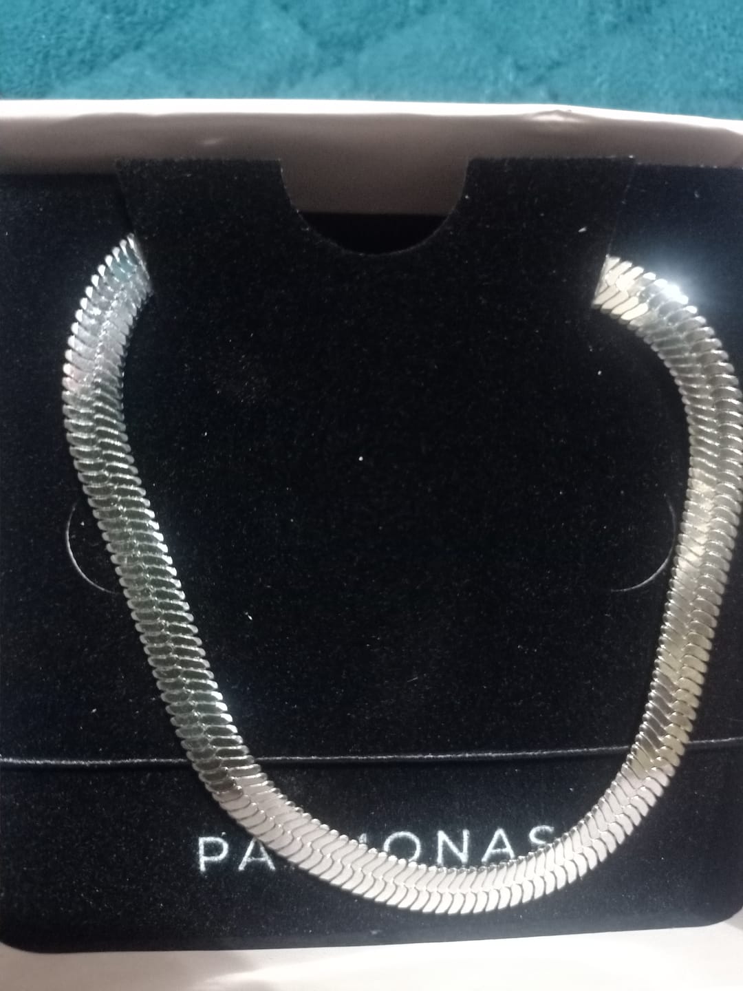 Customer photo review of Snake Chain | Rhodium Plated | 6 MM