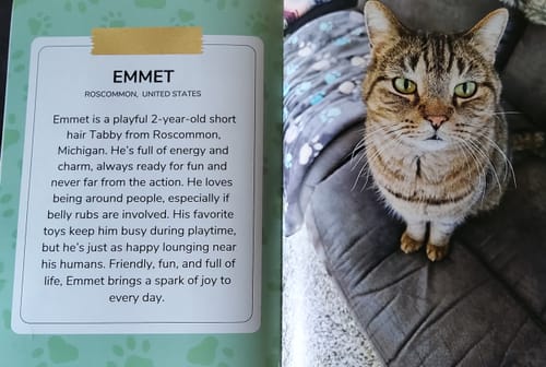 Customer photo review of Cutest Pets of the Month 2025 Photobook