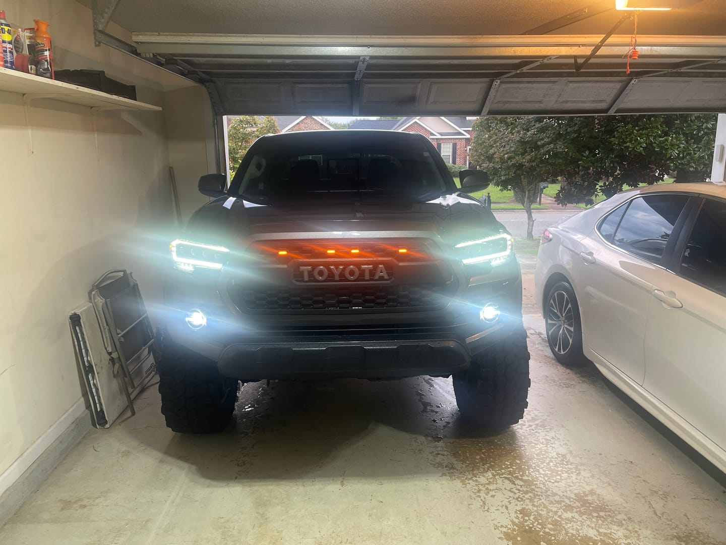Customer photo review of 2016-2023 TOYOTA TACOMA RAPTOR LIGHTS FOR TRD PRO GRILL