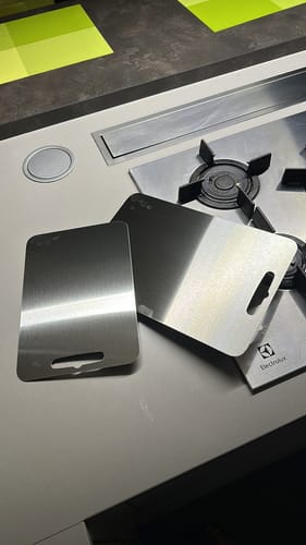 Customer photo review of Titanio Puro - Tagliere in Titanio